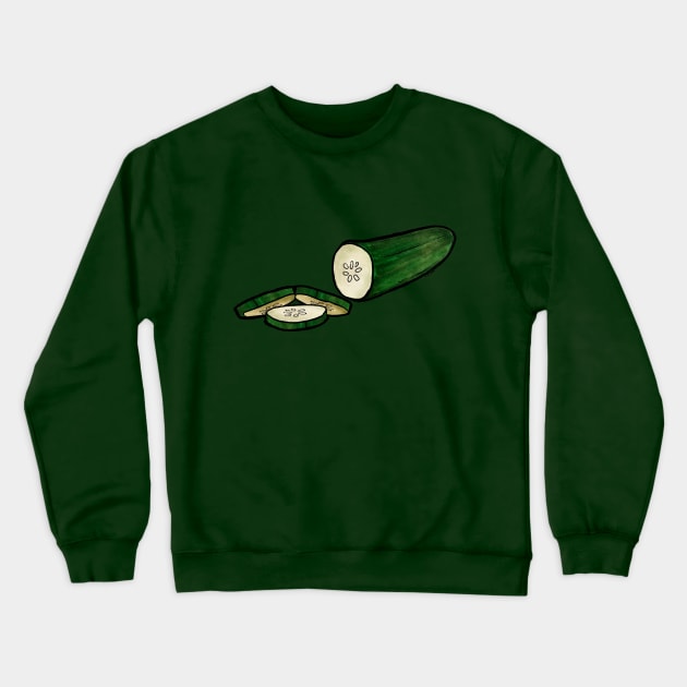 Cucumber Crewneck Sweatshirt by NoahGinex